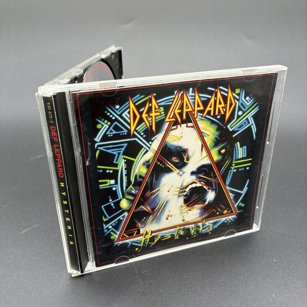 Def Leppard Hysteria CD 1987 Bludgeon Riffola Mercury 830 675-2 Original Press